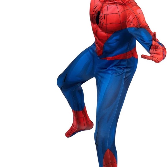 6/7 Spiderman Classic Kids Spider-Man Costume NEW - Picture 5 of 6